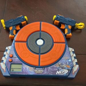 (J38) Nerf Alien Menace Target Set - Blue and Orange